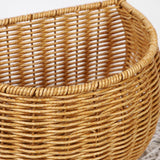 Maxbell Woven Hanging Basket Handmade Hanging Fruit Basket for Office Kitchen Closet L