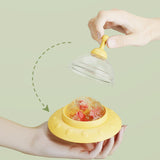 Maxbell 2.5" Ice Ball Maker Ice Cube Tray for Freezer for Coffee Chilled Drinks Beer Yellow