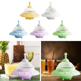 Maxbell 2.5" Ice Ball Maker Ice Cube Tray for Freezer for Coffee Chilled Drinks Beer Yellow