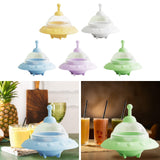Maxbell 2.5" Ice Ball Maker Ice Cube Tray for Freezer for Coffee Chilled Drinks Beer Yellow