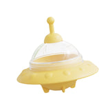 Maxbell 2.5" Ice Ball Maker Ice Cube Tray for Freezer for Coffee Chilled Drinks Beer Yellow