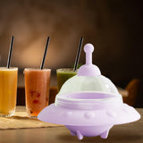 Maxbell 2.5" Ice Ball Maker Ice Cube Tray for Freezer for Coffee Chilled Drinks Beer Purple