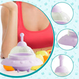 Maxbell 2.5" Ice Ball Maker Ice Cube Tray for Freezer for Coffee Chilled Drinks Beer Purple