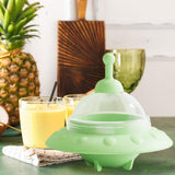 Maxbell 2.5" Ice Ball Maker Ice Cube Tray for Freezer for Coffee Chilled Drinks Beer Green