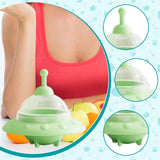 Maxbell 2.5" Ice Ball Maker Ice Cube Tray for Freezer for Coffee Chilled Drinks Beer Green