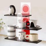 Maxbell 3 Tier Coffee Mug Holder Shelf Sturdy Countertop for   Kitchen  Black