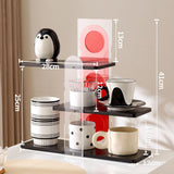 Maxbell 3 Tier Coffee Mug Holder Shelf Sturdy Countertop for   Kitchen  Black