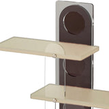 Maxbell 3 Tier Coffee Mug Holder Shelf Sturdy Countertop for   Kitchen  Milky White