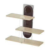 Maxbell 3 Tier Coffee Mug Holder Shelf Sturdy Countertop for   Kitchen  Milky White