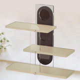 Maxbell 3 Tier Coffee Mug Holder Shelf Sturdy Countertop for   Kitchen  Milky White