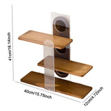 Maxbell 3 Tier Coffee Mug Holder Shelf Sturdy Countertop for   Kitchen  Tea Color