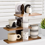 Maxbell 3 Tier Coffee Mug Holder Shelf Sturdy Countertop for   Kitchen  Tea Color