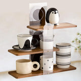 Maxbell 3 Tier Coffee Mug Holder Shelf Sturdy Countertop for   Kitchen  Tea Color