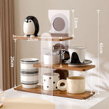 Maxbell 3 Tier Coffee Mug Holder Shelf Sturdy Countertop for   Kitchen  Tea Color