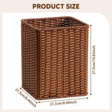Maxbell Trash Can Sturdy Portable Ornament Bucket Garbage Can for Toilet Office Home