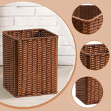 Maxbell Trash Can Sturdy Portable Ornament Bucket Garbage Can for Toilet Office Home