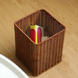 Maxbell Trash Can Sturdy Portable Ornament Bucket Garbage Can for Toilet Office Home