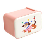 Maxbell Wall Mounted Tissue Box Cute Tissue Dispenser for Bathroom Kitchen Farmhouse Pink Dog