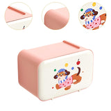 Maxbell Wall Mounted Tissue Box Cute Tissue Dispenser for Bathroom Kitchen Farmhouse Pink Dog