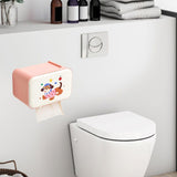 Maxbell Wall Mounted Tissue Box Cute Tissue Dispenser for Bathroom Kitchen Farmhouse Pink Dog