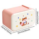 Maxbell Wall Mounted Tissue Box Cute Tissue Dispenser for Bathroom Kitchen Farmhouse Pink Cat
