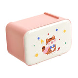 Maxbell Wall Mounted Tissue Box Cute Tissue Dispenser for Bathroom Kitchen Farmhouse Pink Cat