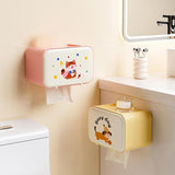 Maxbell Wall Mounted Tissue Box Cute Tissue Dispenser for Bathroom Kitchen Farmhouse Pink Cat