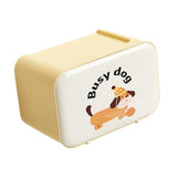 Maxbell Wall Mounted Tissue Box Cute Tissue Dispenser for Bathroom Kitchen Farmhouse Yellow Dog