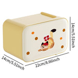 Maxbell Wall Mounted Tissue Box Cute Tissue Dispenser for Bathroom Kitchen Farmhouse Yellow Cat
