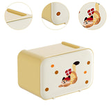 Maxbell Wall Mounted Tissue Box Cute Tissue Dispenser for Bathroom Kitchen Farmhouse Yellow Cat
