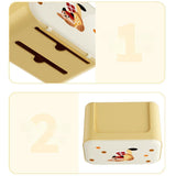 Maxbell Wall Mounted Tissue Box Cute Tissue Dispenser for Bathroom Kitchen Farmhouse Yellow Cat