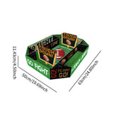 Maxbell Football Party Supplies Kit Portable Snack Tray for Party Birthday Carnivals