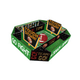 Maxbell Football Party Supplies Kit Portable Snack Tray for Party Birthday Carnivals