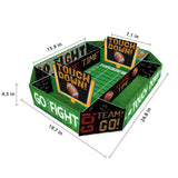Maxbell Football Party Supplies Kit Portable Snack Tray for Party Birthday Carnivals