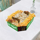 Maxbell Football Party Supplies Kit Portable Snack Tray for Party Birthday Carnivals
