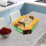 Maxbell Football Party Supplies Kit Portable Snack Tray for Party Birthday Carnivals