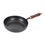 Maxbell Iron Wok Frying Pot Cookware Suitable for All Stoves No Coating Stir Fry Pan Diameter 28cm Without Lid
