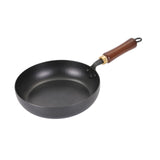 Maxbell Iron Wok Frying Pot Cookware Suitable for All Stoves No Coating Stir Fry Pan Diameter 28cm Without Lid