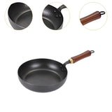 Maxbell Iron Wok Frying Pot Cookware Suitable for All Stoves No Coating Stir Fry Pan Diameter 28cm Without Lid