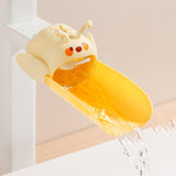 Maxbell Bee Faucet Extender for Kids Hand Washing Sink Faucet Extension for Bathroom Yellow