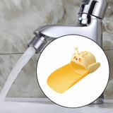 Maxbell Bee Faucet Extender for Kids Hand Washing Sink Faucet Extension for Bathroom Yellow