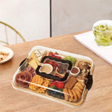 Maxbell Cheese Board with Locking Cover Table Butter Dish for Engagement Camps