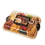 Maxbell Cheese Board with Locking Cover Table Butter Dish for Engagement Camps