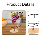 Maxbell Banana Holder Stand Sturdy Keep Bananas Fresh  Moon Shaped