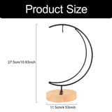 Maxbell Banana Holder Stand Sturdy Keep Bananas Fresh  Moon Shaped