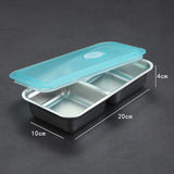 Maxbell 4Pcs Stainless Steel Snack Container Bento Box for Kids, Adults Work Kitchen