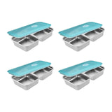 Maxbell 4Pcs Stainless Steel Snack Container Bento Box for Kids, Adults Work Kitchen