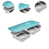 Maxbell 4Pcs Stainless Steel Snack Container Bento Box for Kids, Adults Work Kitchen