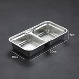 Maxbell 4Pcs Stainless Steel Snack Container Bento Box for Kids, Adults Work Kitchen