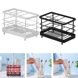 Maxbell Toothbrush Holder Toothpaste Holder Rack for Bathroom Accessories Toothbrush White